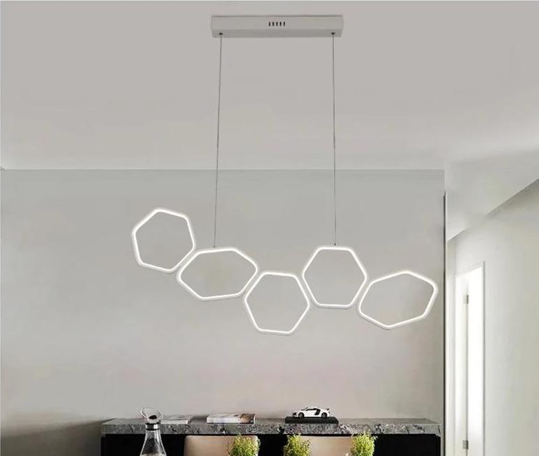 Jocasta - Art-Deco LED Geometric Chandelier