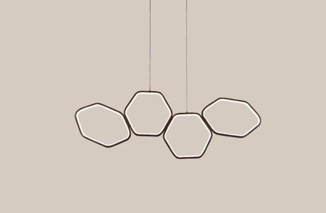 Jocasta - Art-Deco LED Geometric Chandelier